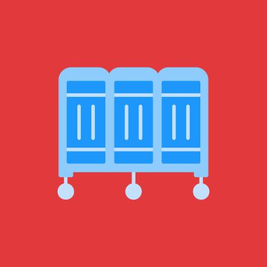 Alışveriş arabası ikonu. Basit resimleme