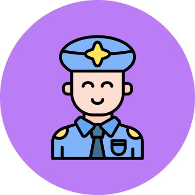 asker simgesi vektör illüstrasyonu