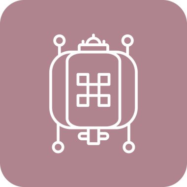 Modern eğitim ikonunun vektör illüstrasyonu