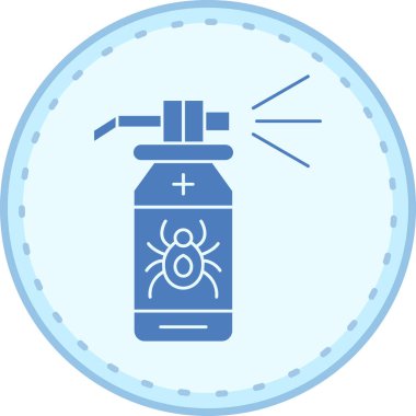 Bir gaz simgesinin vektör illüstrasyonu