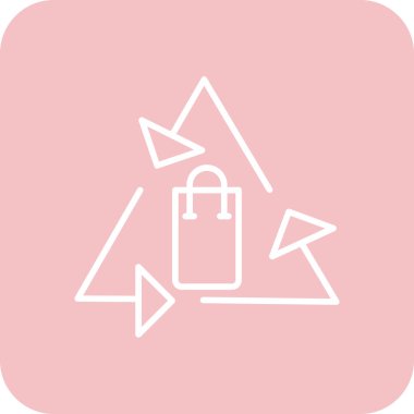 Alışveriş sepeti simgesinin vektör illüstrasyonu