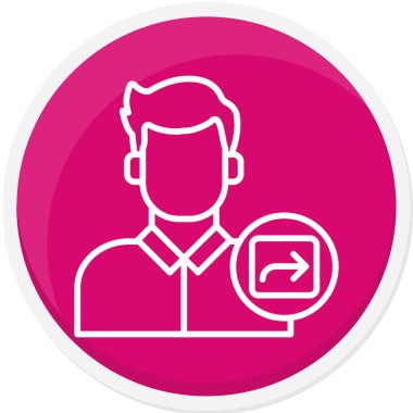 İş ve finans simgesinin vektör illüstrasyonu