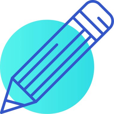 Kalem. Web simgesi basit illüstrasyon