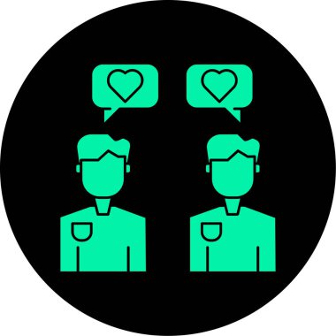 İnsan simgesinin vektör illüstrasyonu