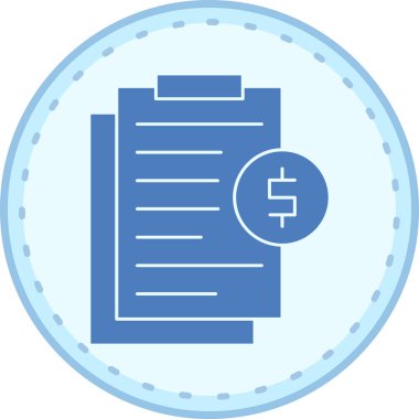 Dolar. Web simgesi basit tasarım