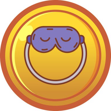 Bir yüz simgesinin vektör illüstrasyonu