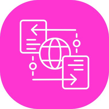 seo modern simgesinin vektör illüstrasyonu