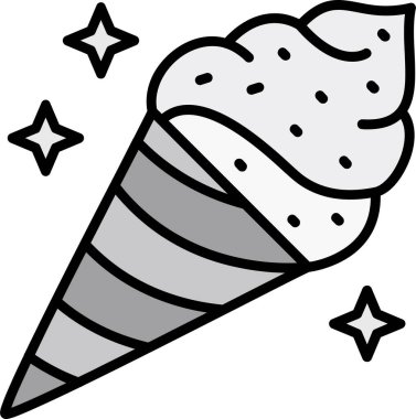 dondurma vektör simgesi