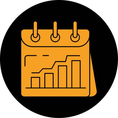 Takvim. Web simgesi vektör illüstrasyonu