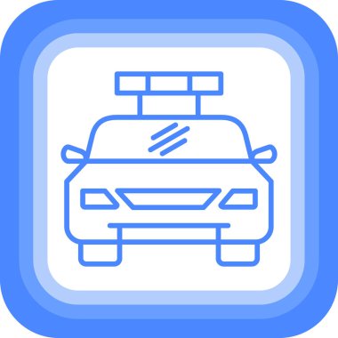 Taksiyle. Web simgesi basit illüstrasyon