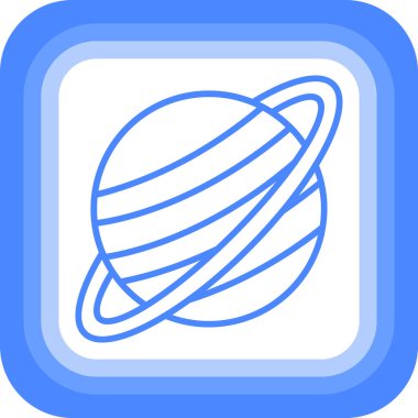 Toprak. Web simgesi basit illüstrasyon