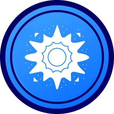 Güneş Simgesi Vektör illüstrasyonu