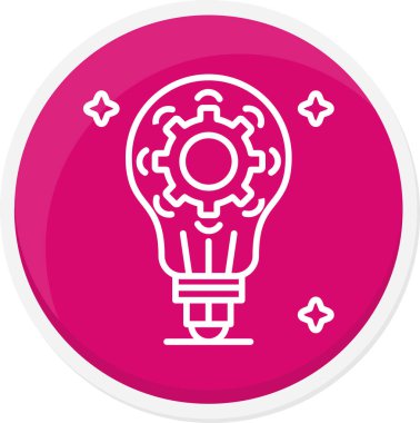 ampul simgesi vektör illüstrasyonu