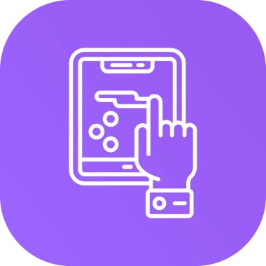 Vektör Mobil simge illüstrasyonu