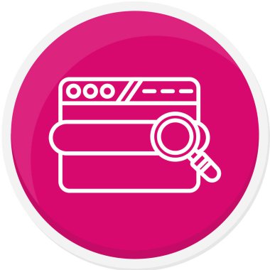 seo modern simgesinin vektör illüstrasyonu