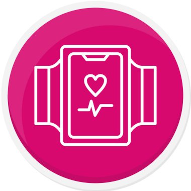 Sevgililer Günü ikonu vektör illüstrasyonu