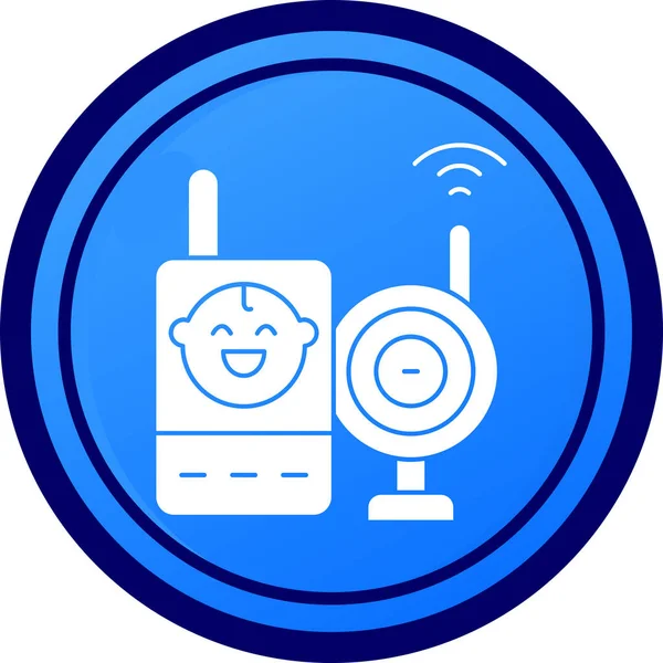 Radyo anteni. Web simgesi basit tasarım