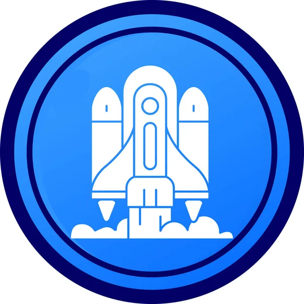 Uzay simgesi vektör illüstrasyonu