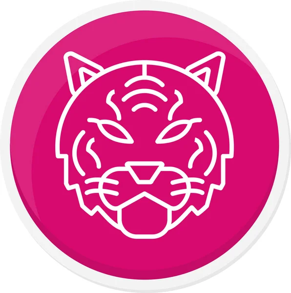 Kaplan ikonu vektör illüstrasyonu