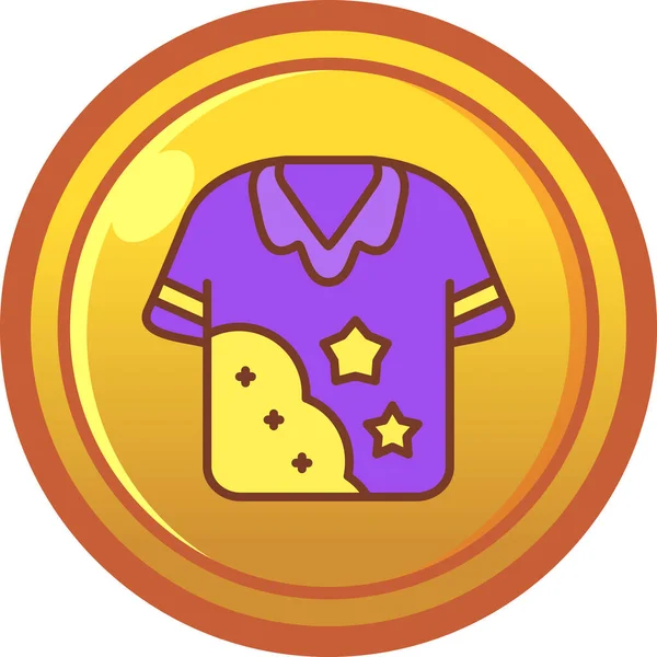 Rozet rozet simgesi doldurulmuş - taslak biçimi