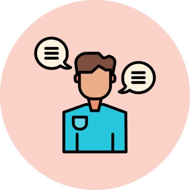 man simgesi vektör illüstrasyonu