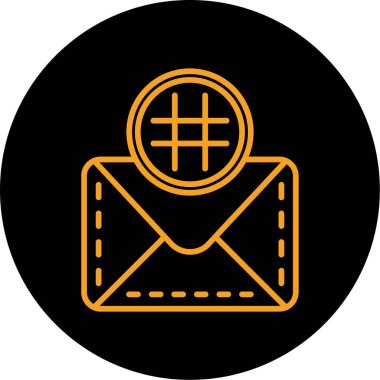 e-posta düz vektör simgesi