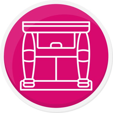 Modern b 'nin vektör illüstrasyonu eksik simgesi