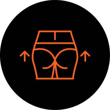 Modern b 'nin vektör illüstrasyonunda yiyecek ikonu yok