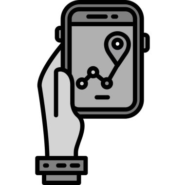 konum haritası gezinme simgesi