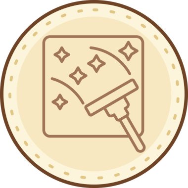 Bir çiftlik simgesinin vektör illüstrasyonu