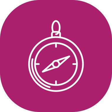 Pusula. Web simgesi basit illüstrasyon