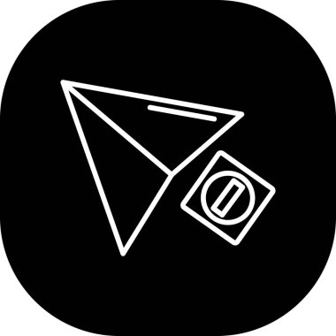 ok simgesi, vektör illüstrasyonu basit tasarım