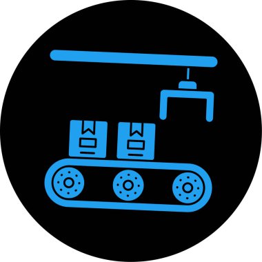 Modern oto tamir simgesinin vektör illüstrasyonu