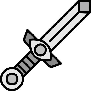 Silah. Web simgesi basit illüstrasyon