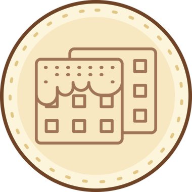 Gıda simgesinin vektör illüstrasyonu