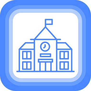 Ev. Web simgesi basit illüstrasyon