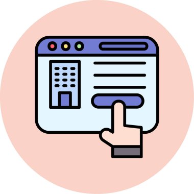 Geliştirme için web tasarım renk simgesi