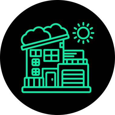 Vektör Ev simgesi illüstrasyonu