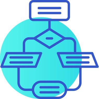 veri merkezi web basit illüstrasyon