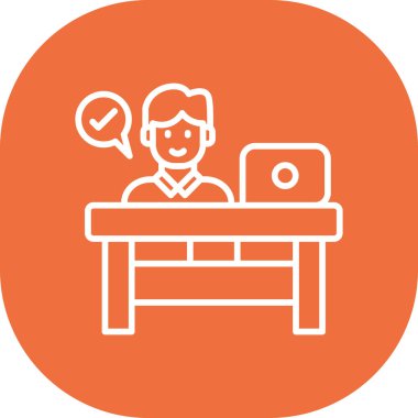 öğrenci simgesi vektör illüstrasyonu