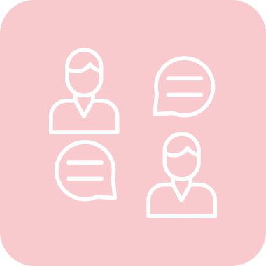 insanlar simge vektör illüstrasyonu