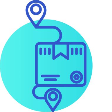 Harita işaretleyici vektör illüstrasyonuName