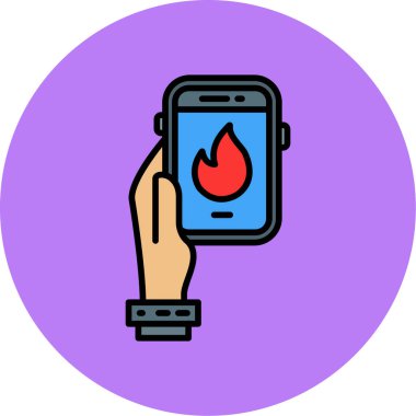 Uygulama simgesinin vektör illüstrasyonu