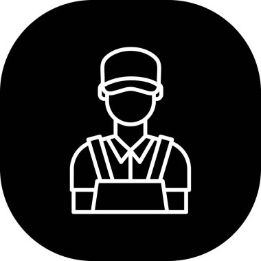 Vektör Avatar Simgesi illüstrasyonu