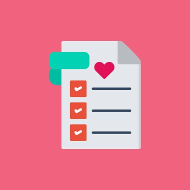 Liste vektör simgesini kontrol et