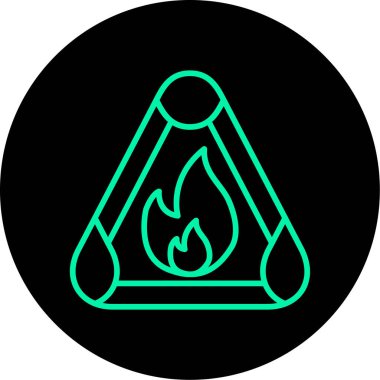 Projeniz için vektör ateşleme simgesi