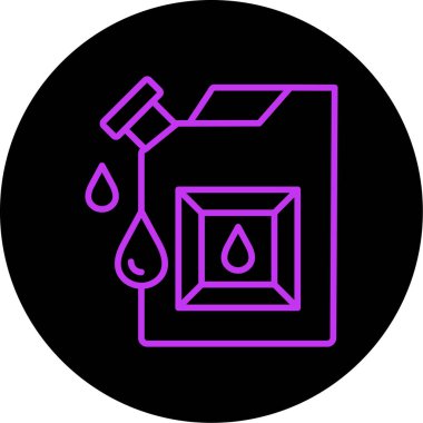 Modern bir simgenin vektör illüstrasyonu