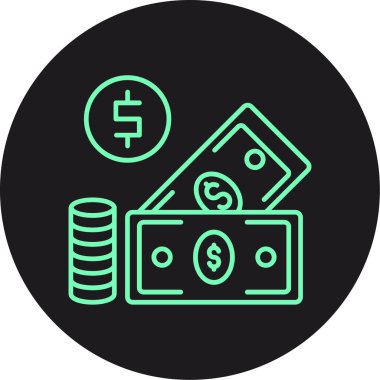 Vektör Doları simge tasarlamak