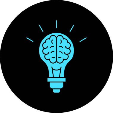 Ampul. Web simgesi basit illüstrasyon