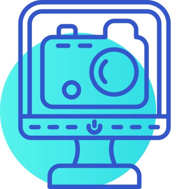 robot ikon vektör illüstrasyonu